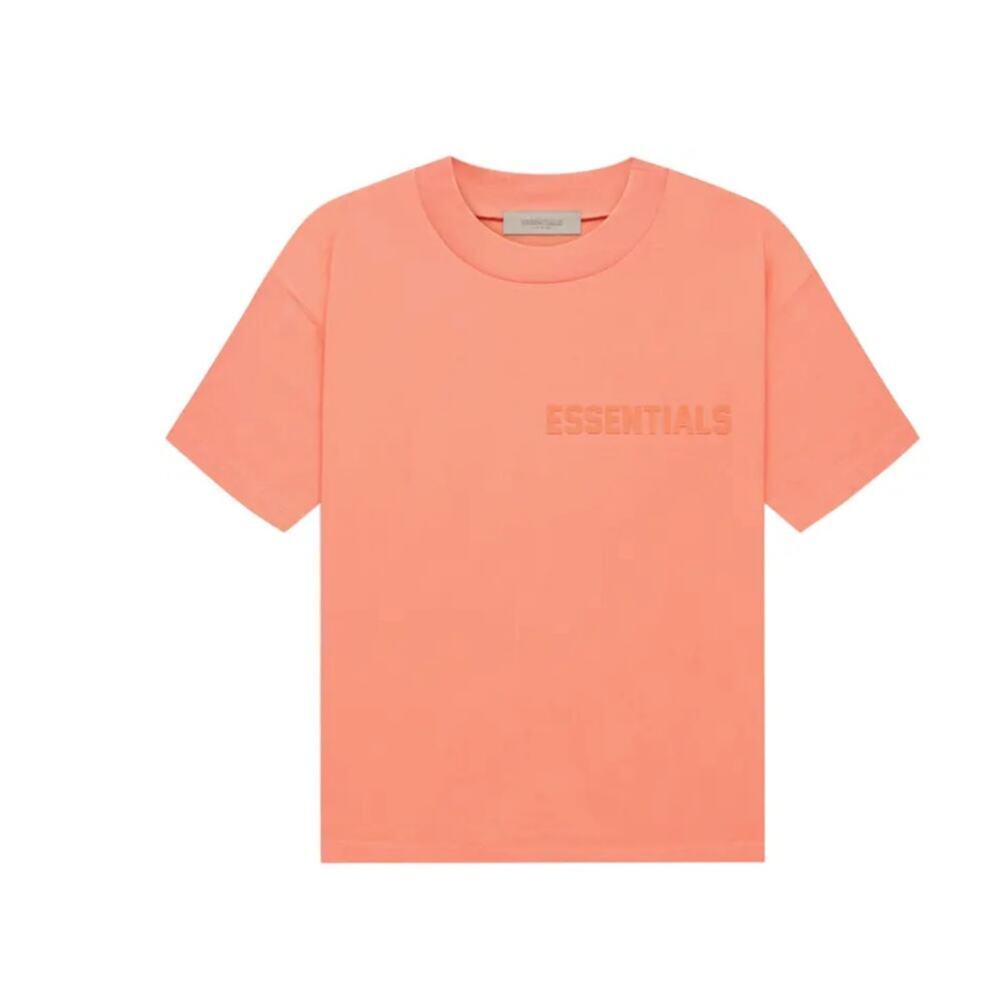 (XL) NWT Fear‎ of God Essentials Short Sleeve Tee in Coral